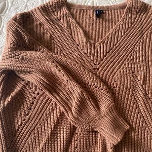 Sweater pinkish brown knit